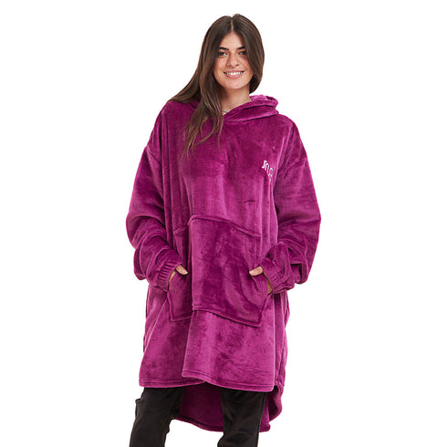 Snuggs Blanket Hoodie Fuchsia